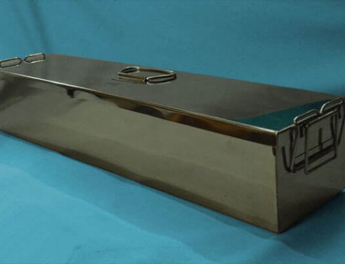 Cidex Box SS With Lid With Perforated Tray