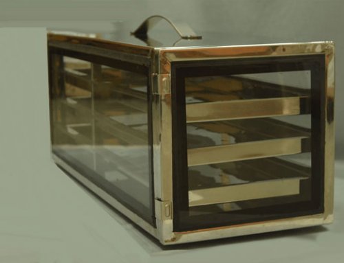 Formalin Chamber SS With  Transparent  3 Perforated Tray